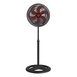 Ventilador De Coluna Ventisol Ventilador De Coluna Turbo 6 Turbo 6 Preto Com 6 Pás Cor Vermelho De Plástico, 40 cm De Diâmetro 60 Hz 127 v